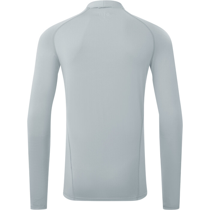 2024 Gill Mens Zenzero Long Sleeve Rash Vest 5109 - Light Grey